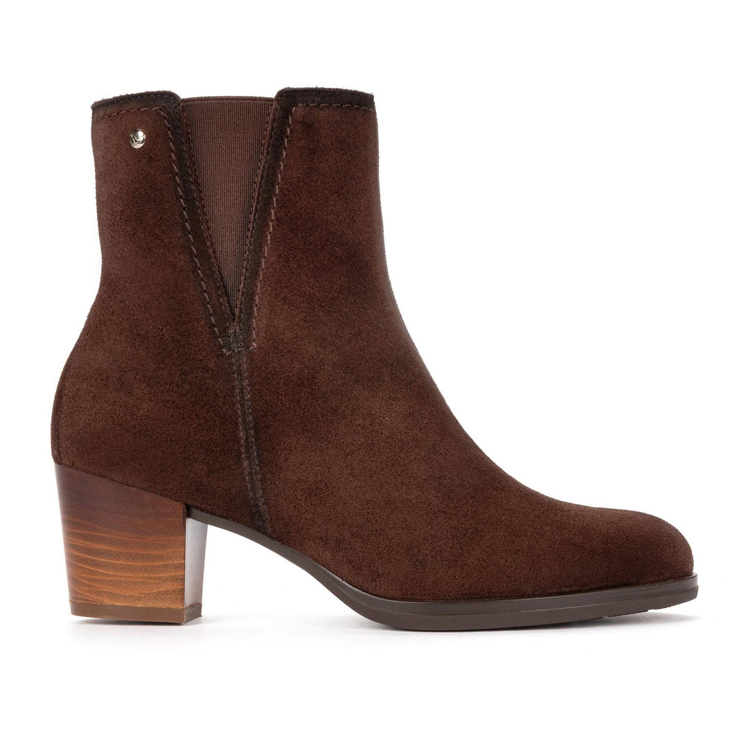 Pikolinos Zamora W0E-8628SE Olmo suede ankle boot, side view