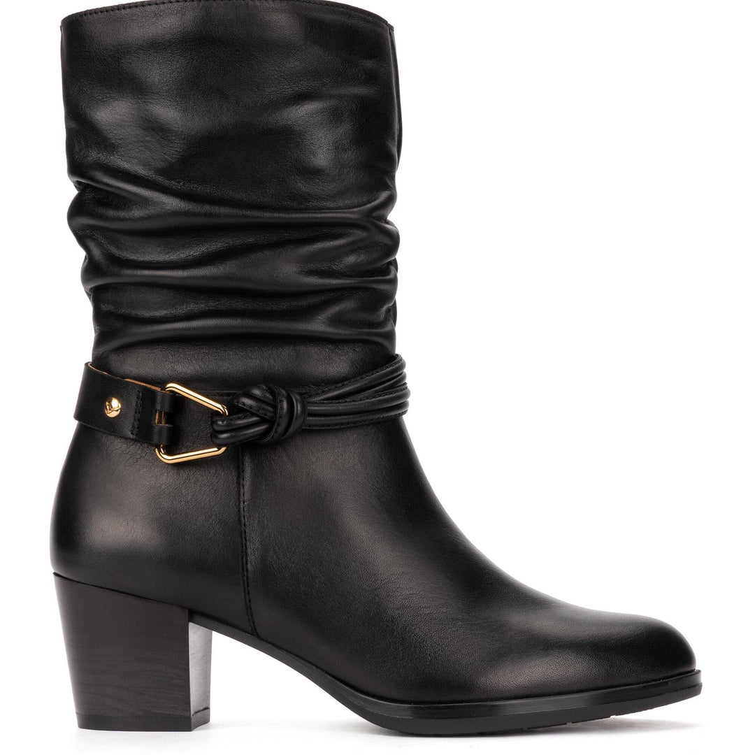 Pikolinos Zamora W0E-9787 black boot, side view