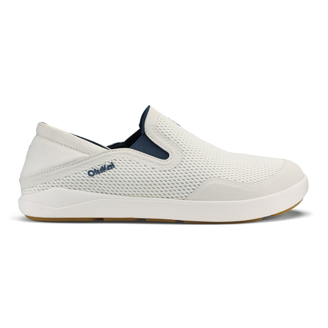 Olukai Moku Slip-On - White Sand / Trench Blue