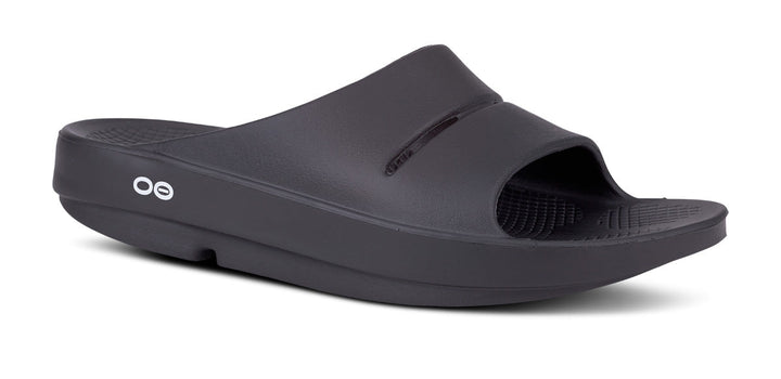 OOFOS OOahh slide sandal in Black, main view