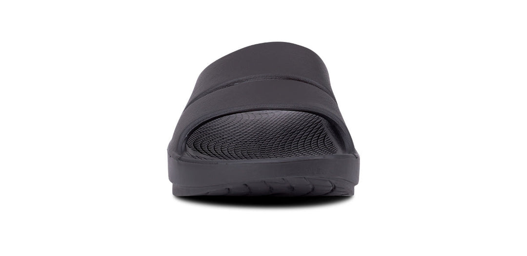 OOFOS OOahh slide sandal in Black, alternate view