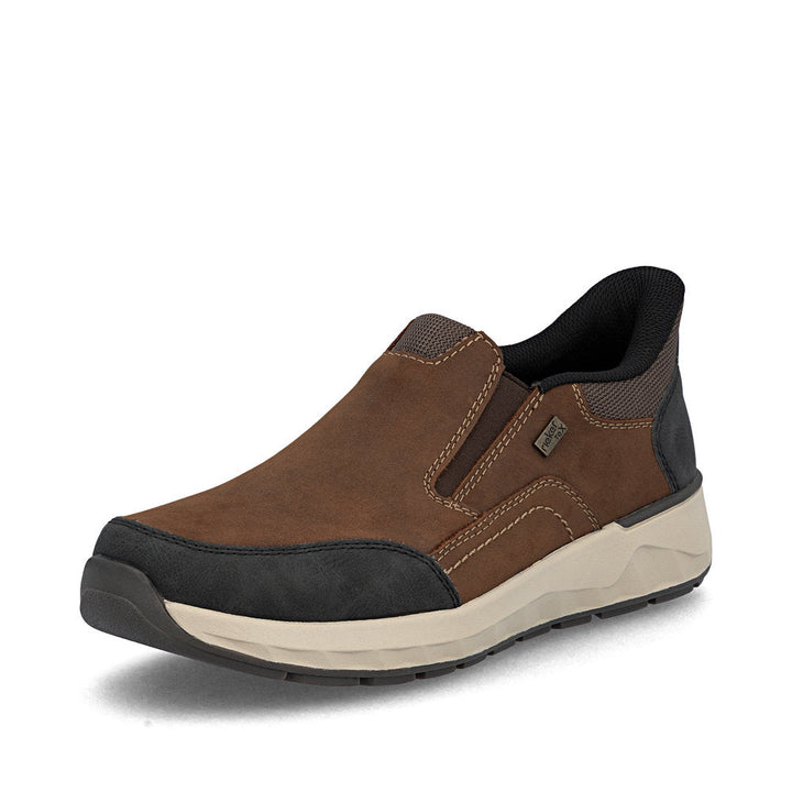 Rieker Bruce 51 black and brown shoes, alternate view