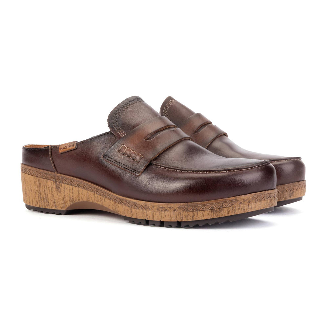 PIKOLINOS GRANADA MULE CAOBA