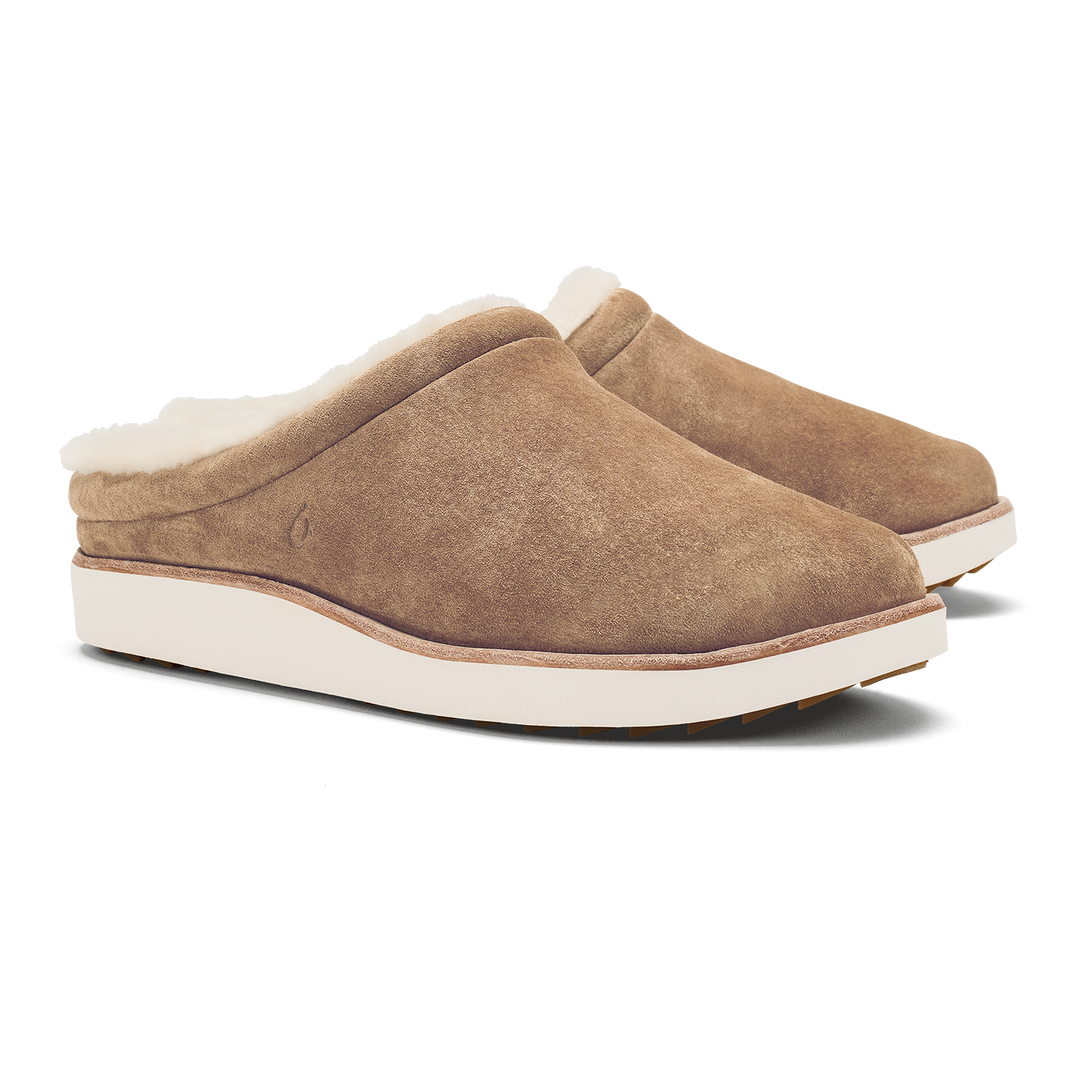OLUKAI SLIP TAN GLD