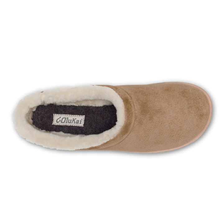 OLUKAI SLIP TAN GLD