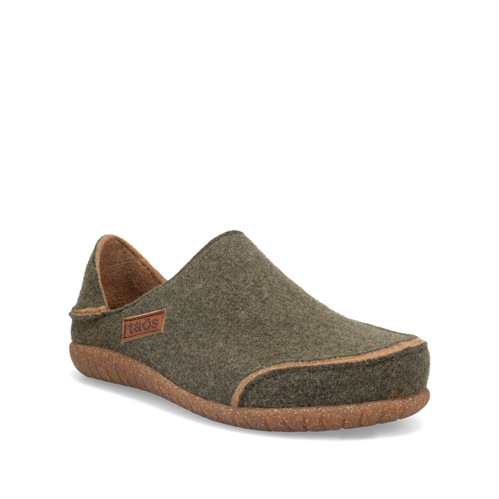 Taos Convertawool Unisex Slipper - Brown/Olive