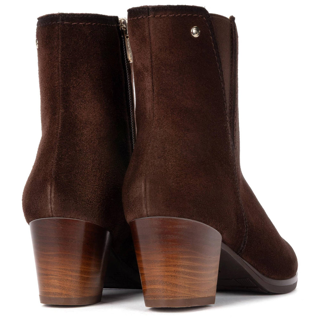 Pikolinos Zamora W0E-8628SE Olmo suede ankle boot, rear pair view
