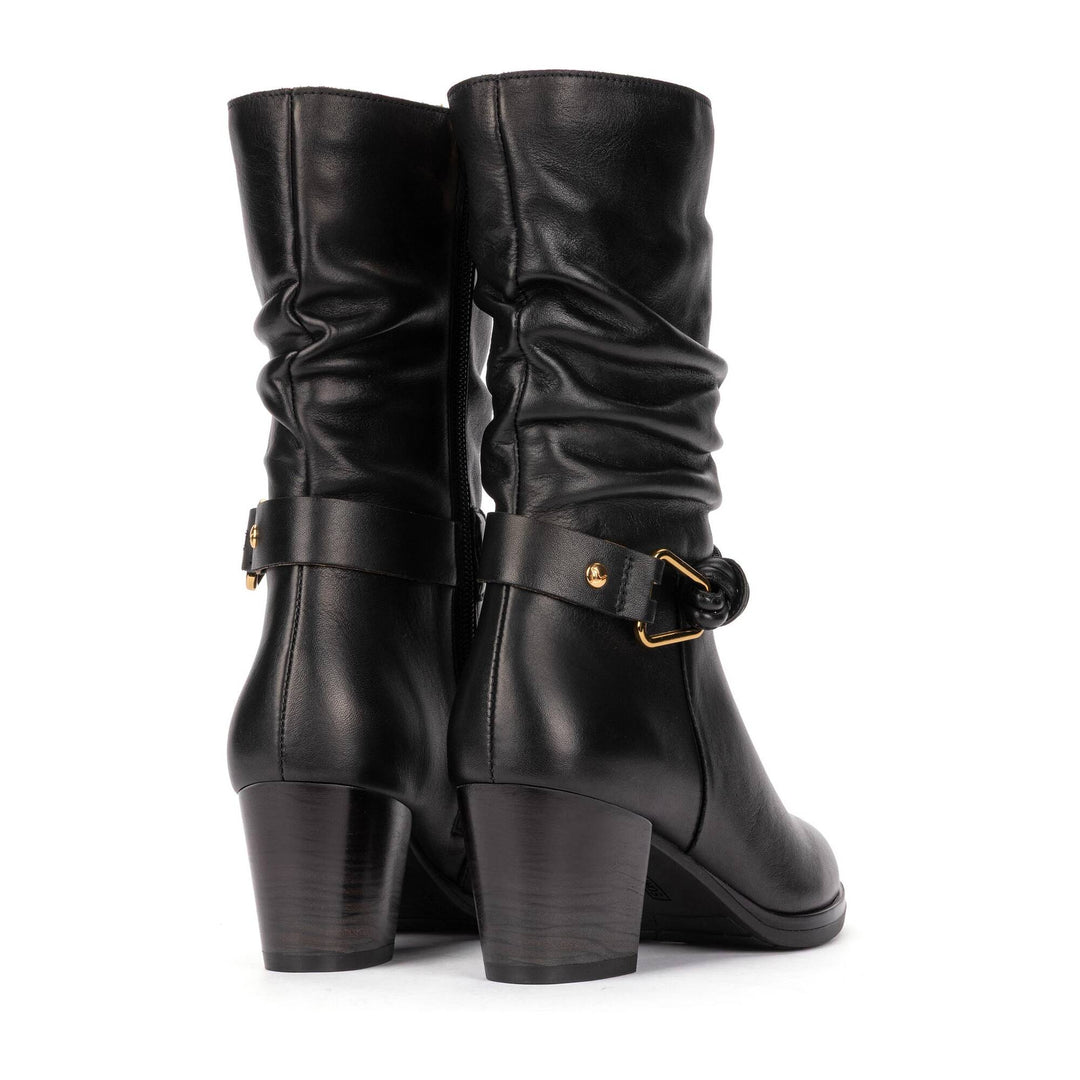 Pikolinos Zamora W0E-9787 black boot, rear pair view