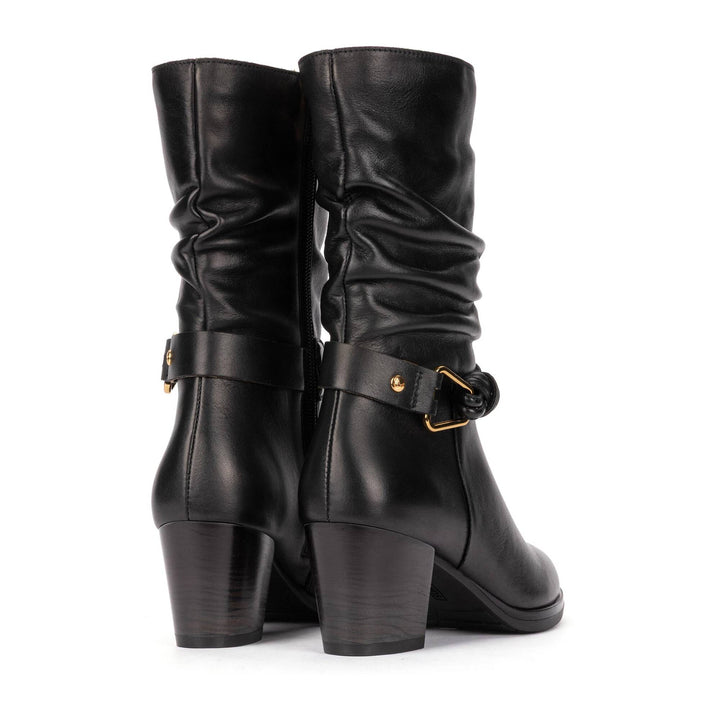 Pikolinos Zamora W0E-9787 black boot, rear pair view