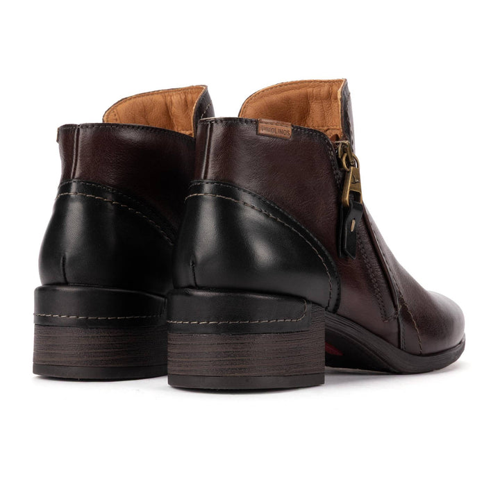 Pikolinos Malaga W6W-8648 Caoba ankle boot, rear pair view