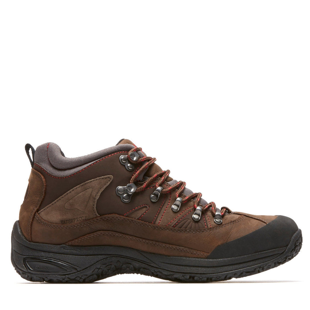 Dunham Cloud men's waterproof boot in brown, side view