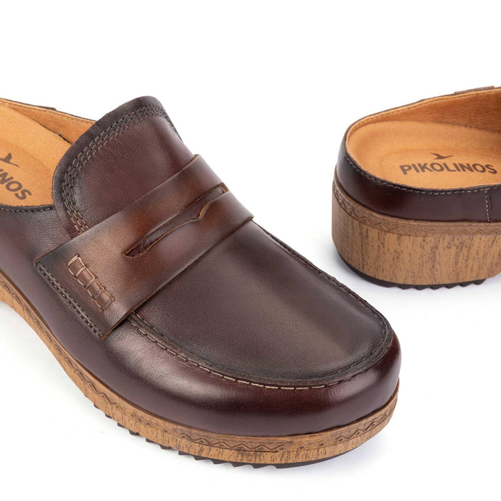PIKOLINOS GRANADA MULE CAOBA