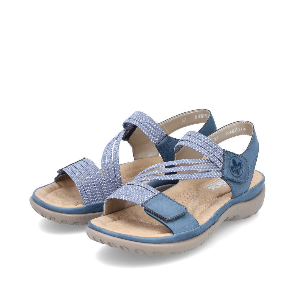 Rieker Franja 70 Women's Sandal - Royal/Jeans