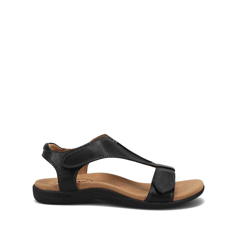 Taos The Show women's sandal in Black, side view