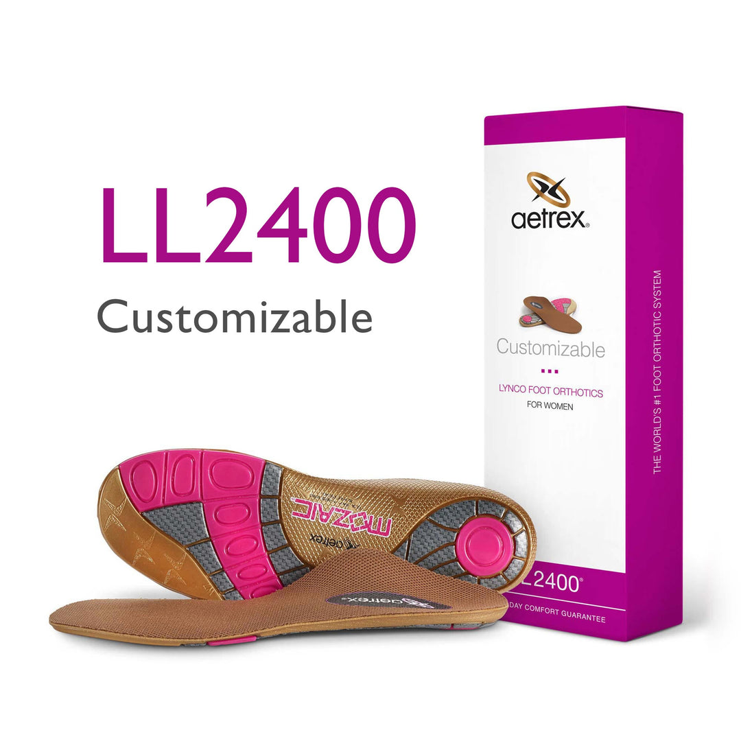 Aetrex Women's Customizable Orthotics angled view