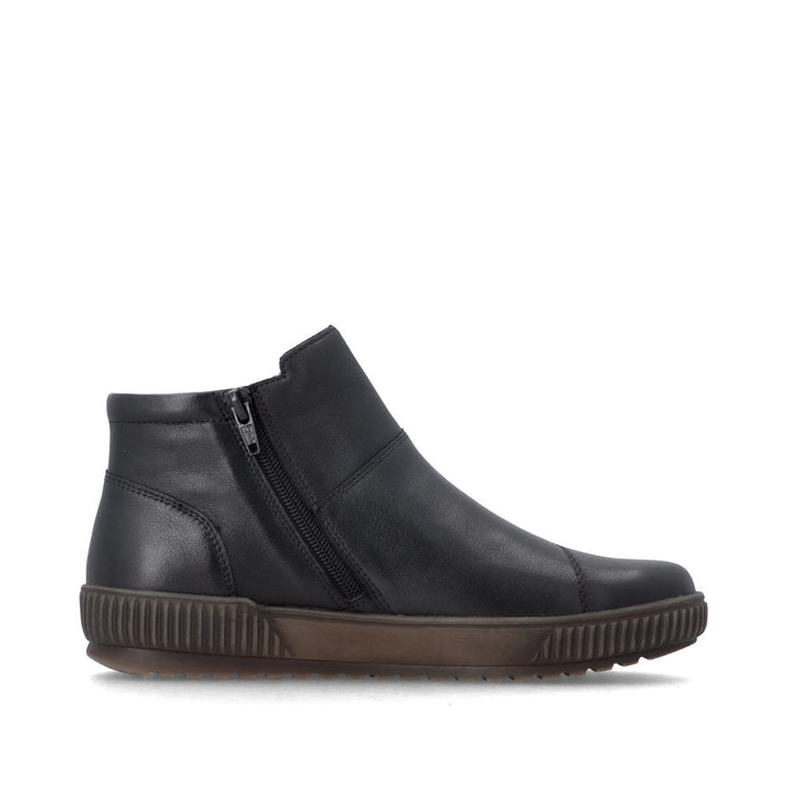 Remonte Maditta 83 D0783-00 black bootie, inner side view