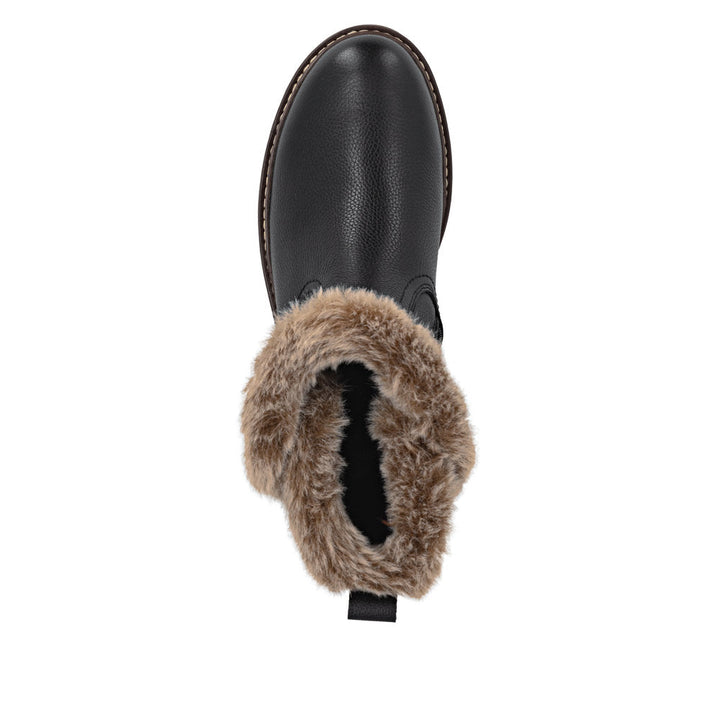 Remonte Stefanie 83 D0B83-03 black boot, top view