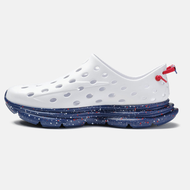 Kane Revive unisex recovery shoe in Stars &amp; Stripes, side view