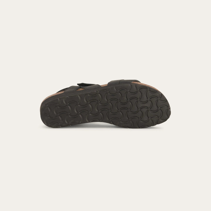 Naot Kayla in Black Matte Leather, outsole view