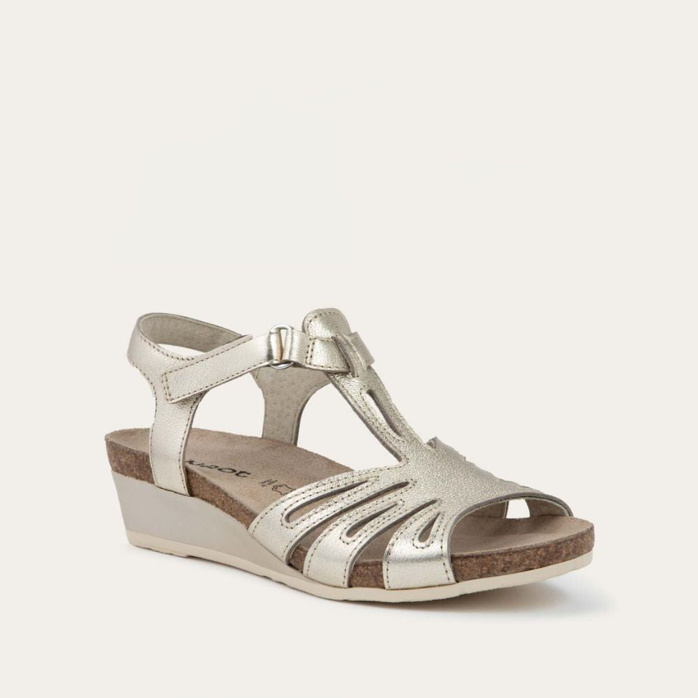 Naot Starlet women's sandal in Gold, alternate side view