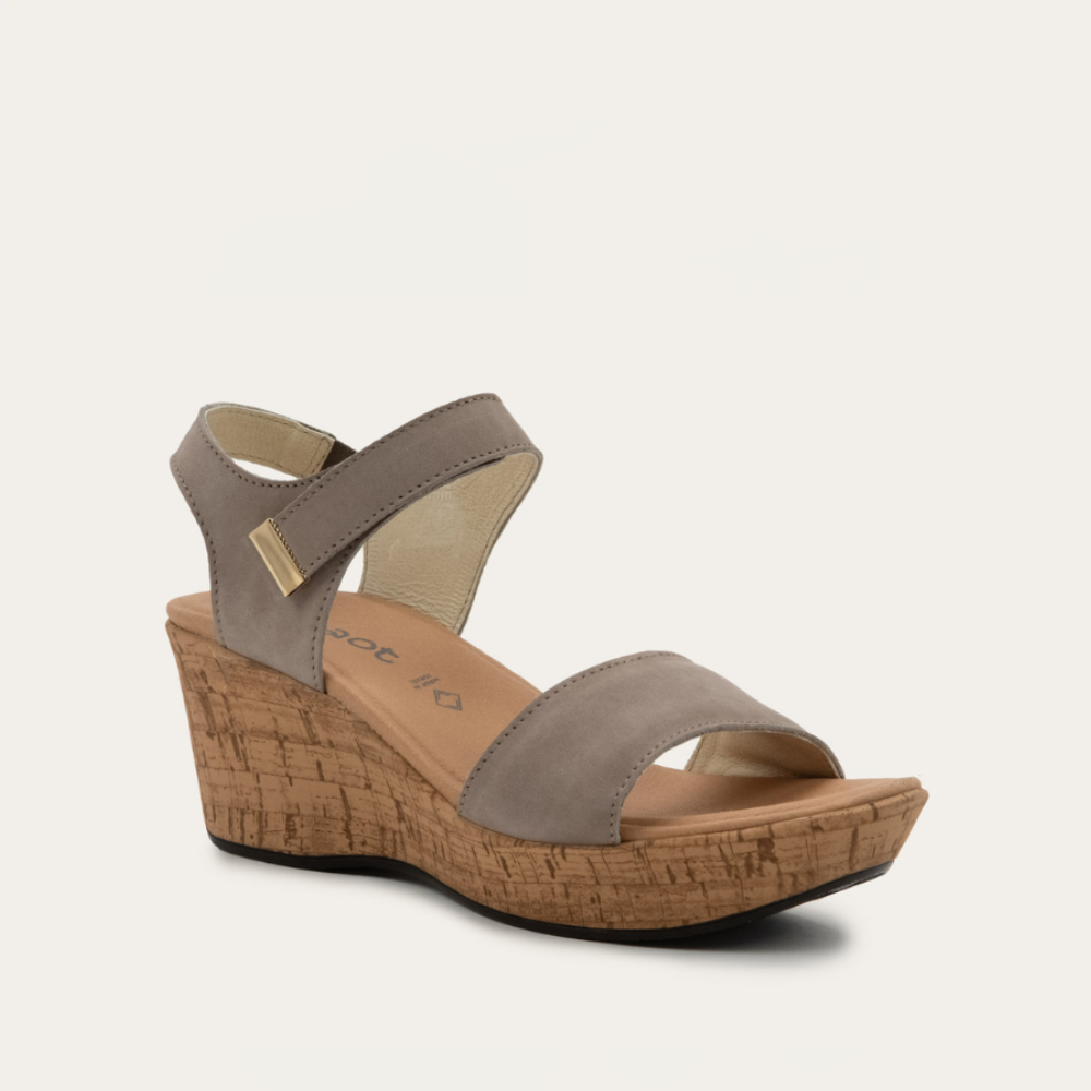 Naot Summer women's sandal in Stone, alternate side view
