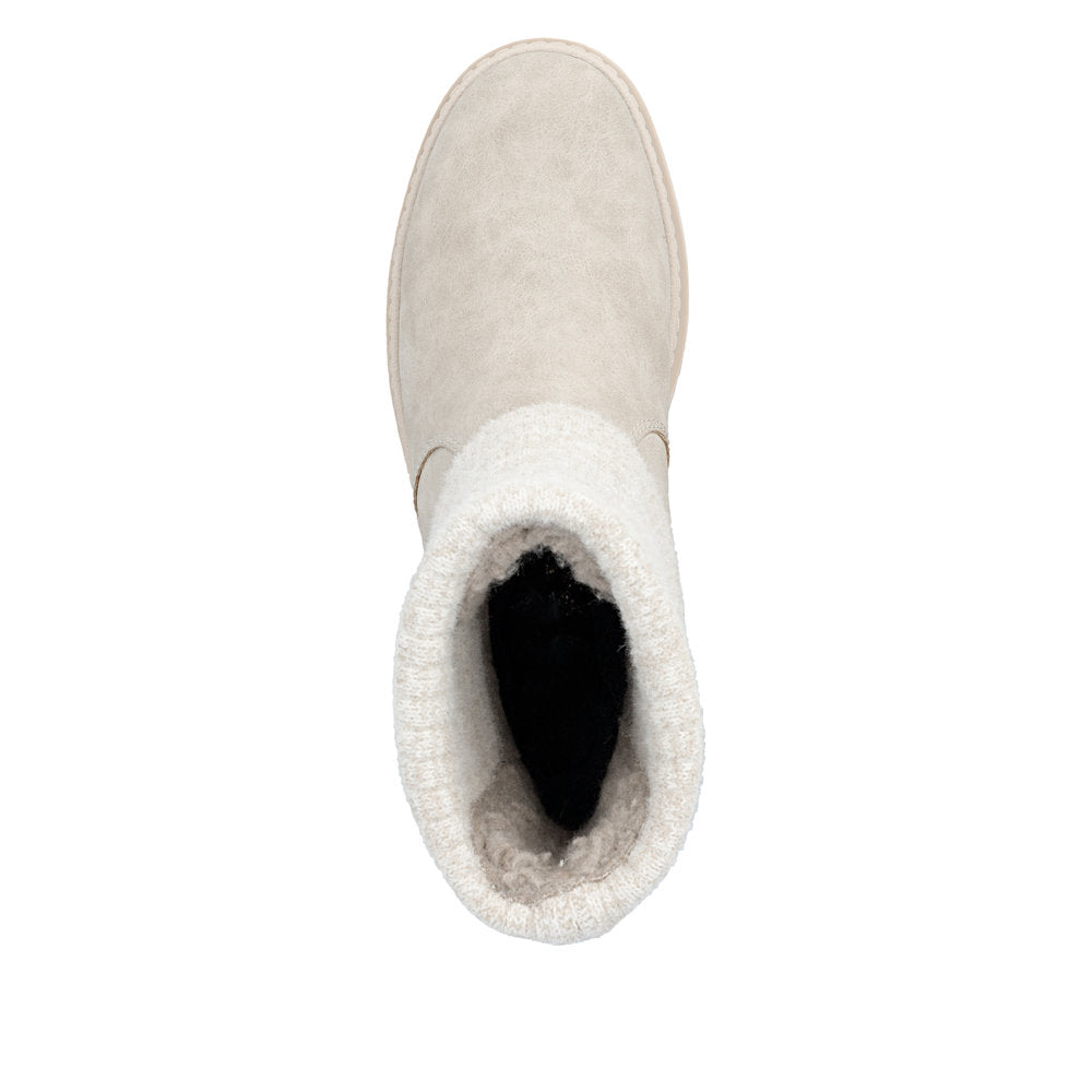 Rieker Inga 50 Z9450-60 Champignon boot, top view