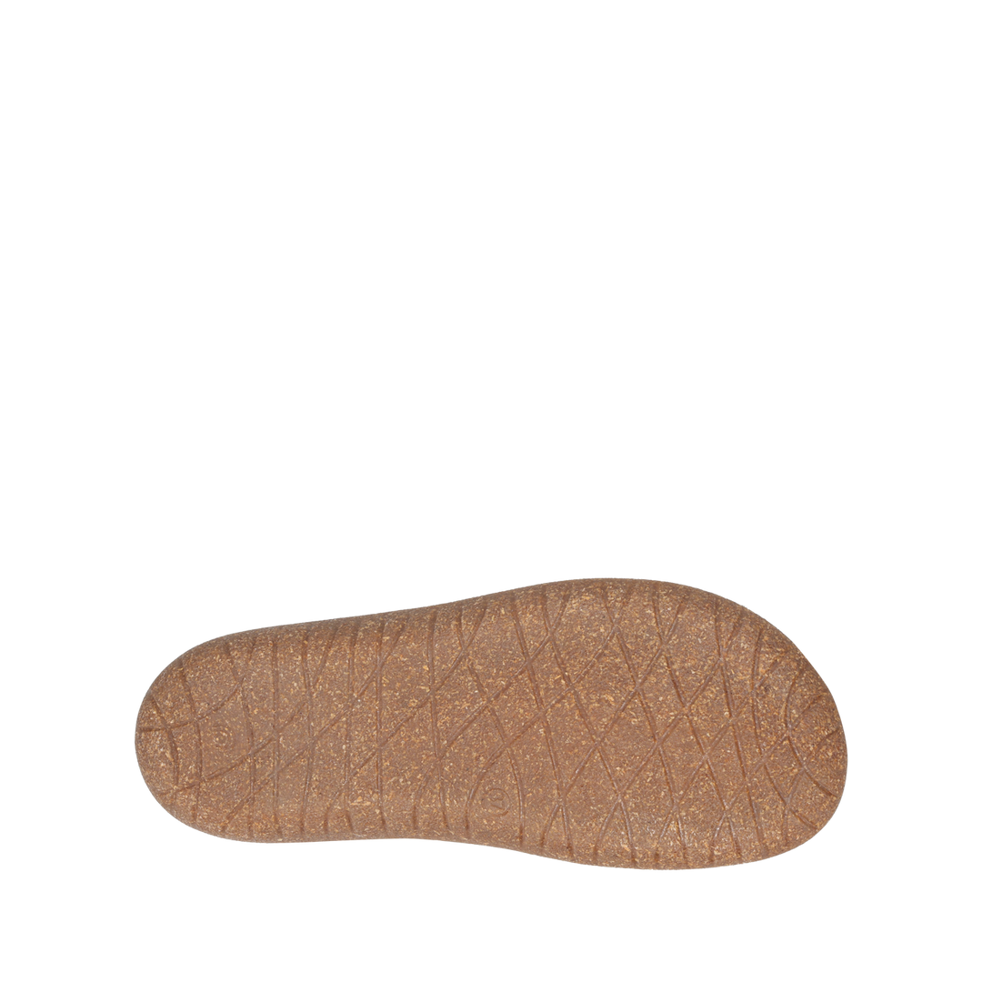 Taos Convertawool unisex slipper in Black, top view