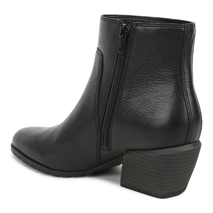 Vionic Bianca Ankle Boot Black - 3/4 Back