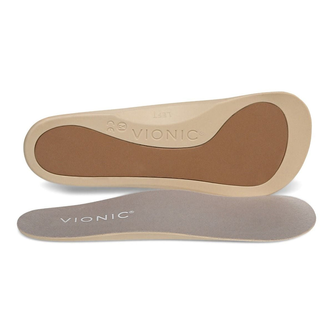 Vionic Slim Fit dress orthotic insole, front view