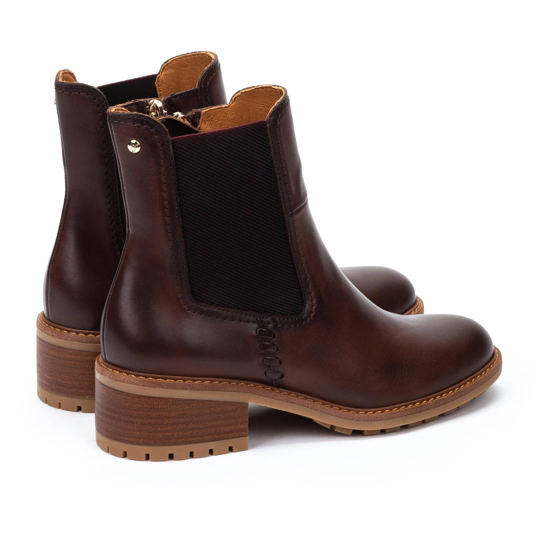 PIKOLINOS Medina caoba leather Chelsea boot with elastic gusset