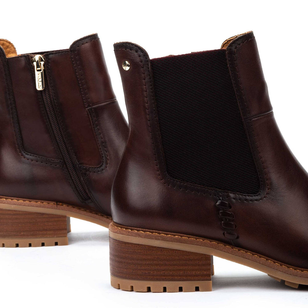 PIKOLINOS Medina caoba leather Chelsea boot with elastic gusset