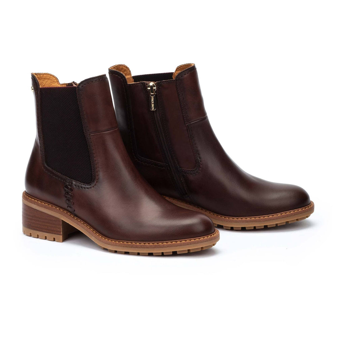 PIKOLINOS Medina caoba leather Chelsea boot with elastic gusset