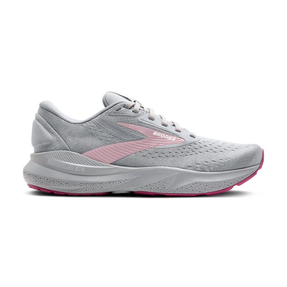 Brooks Adrenaline Women's Running Shoe - Alloy/White – view 2