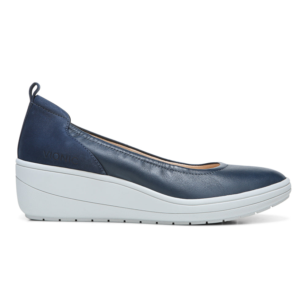 Jacey Wedge Navy by Vionic – additional view 2 of 6