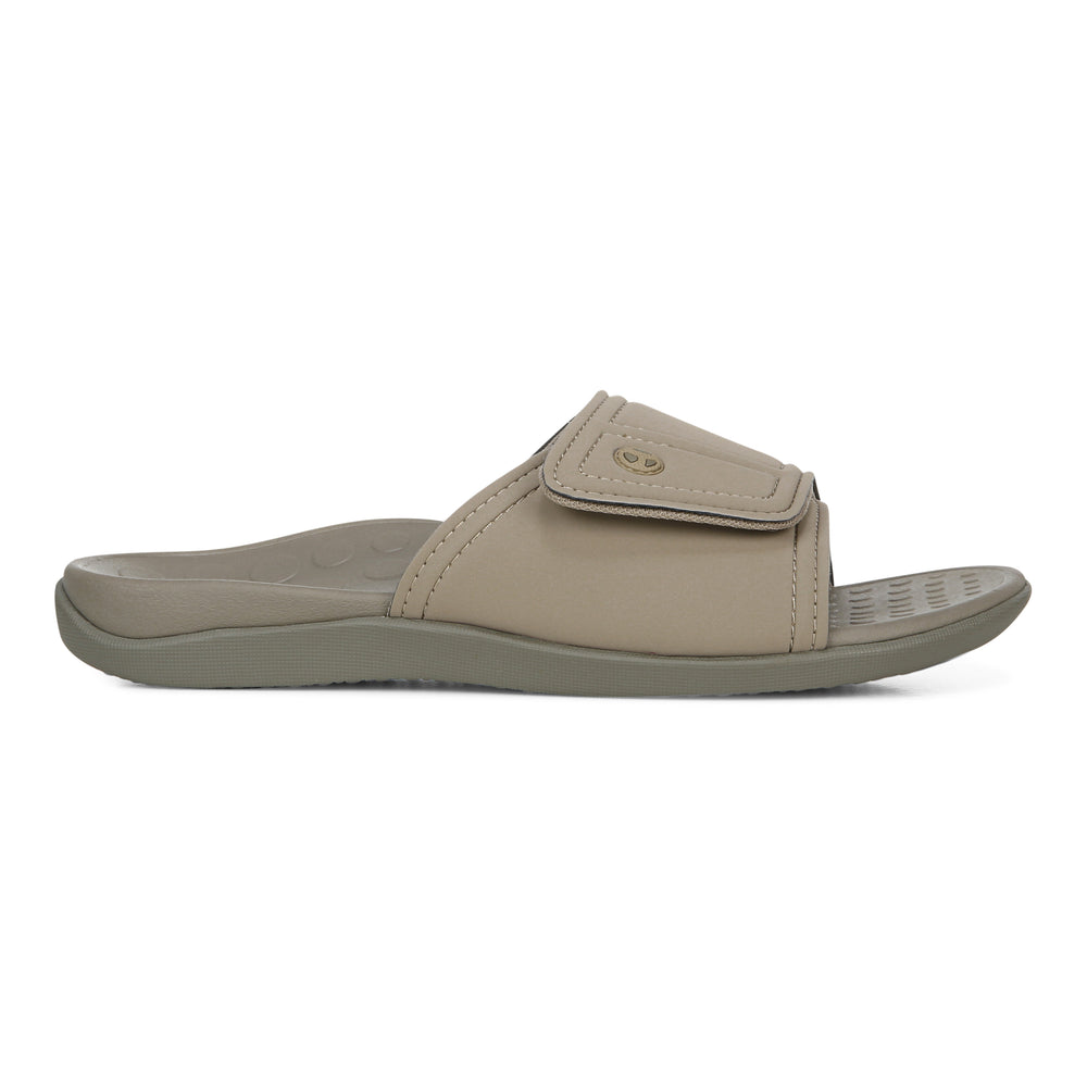 Kiwi Slide Khaki Sandal by Vionic – additional view 2 of 7